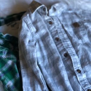 Button Up Shirt Onesies For Baby